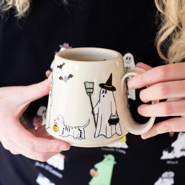 OPENS AUGUST 7th 2026 Pre-Order Classic Ghosties in Costumes Mug