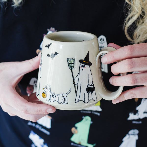 OPENS AUGUST 7th 2026 Pre-Order Classic Ghosties in Costumes Mug