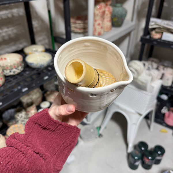 Dog Breed Around Rim Matcha Bowl