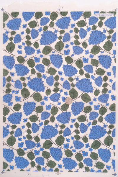 Available 9.21.26 Hydrangea Underglaze Transfer