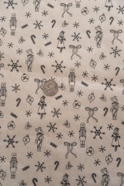 Available 9.21.26 Nutcracker Underglaze Transfer Black