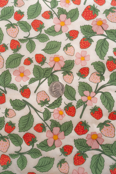 Available 9.21.26 Strawberry Plants Underglaze Transfer