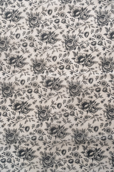 Available 9.21.26 Flower Study no.1 Underglaze Transfer