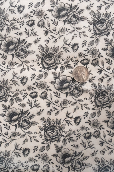 Available 9.21.26 Flower Study no.1 Underglaze Transfer