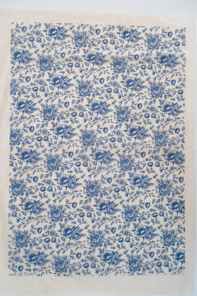 Available 9.21.26 Flower Study no.1 Underglaze Transfer