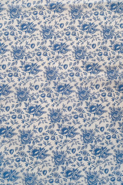 Available 9.21.26 Flower Study no.1 Underglaze Transfer