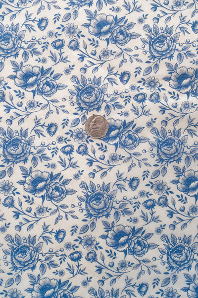 Available 9.21.26 Flower Study no.1 Underglaze Transfer