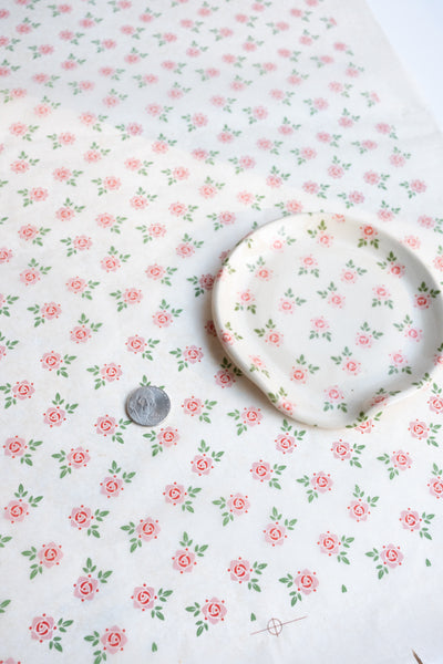 Vintage Rose Underglaze Transfer