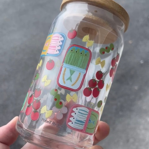 Italian Summer Glass Cup