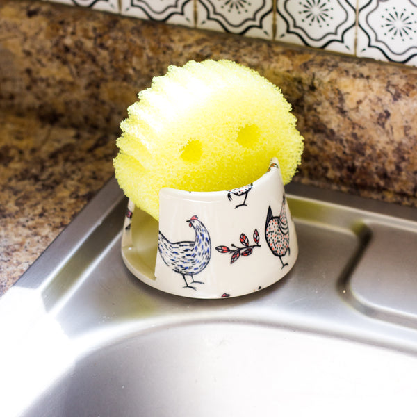 Chicken Print Sponge Holder