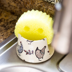 Chicken Print Sponge Holder