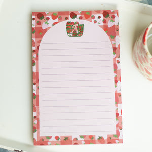 Strawberry Notepad