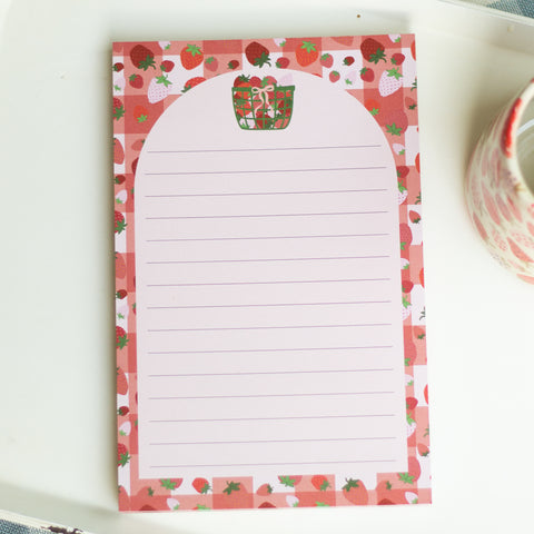 Strawberry Notepad