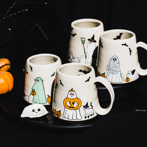 Next Pre-Order opens in October! Mystery Ghosties in Costume Mug