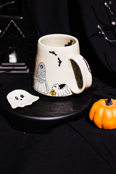 Next Pre-Order opens in October! Mystery Ghosties in Costume Mug