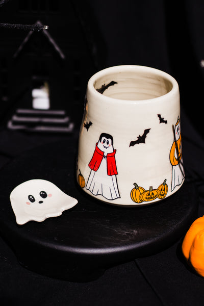 Next Pre-Order opens in October! Mystery Ghosties in Costume Mug