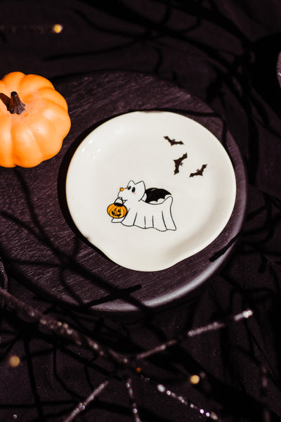 Bat Gus the Ghost Dog Spoon Rest