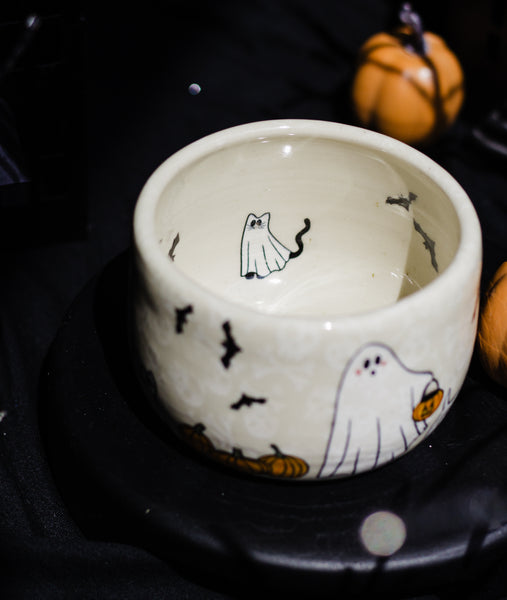 Tranditional Ghosties with Ghost Pets Personal Bowl