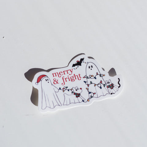Ghost Merry and Fright Sticker
