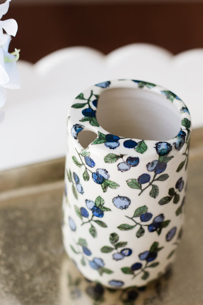 Made to Order Blueberry Branches Travel Cup