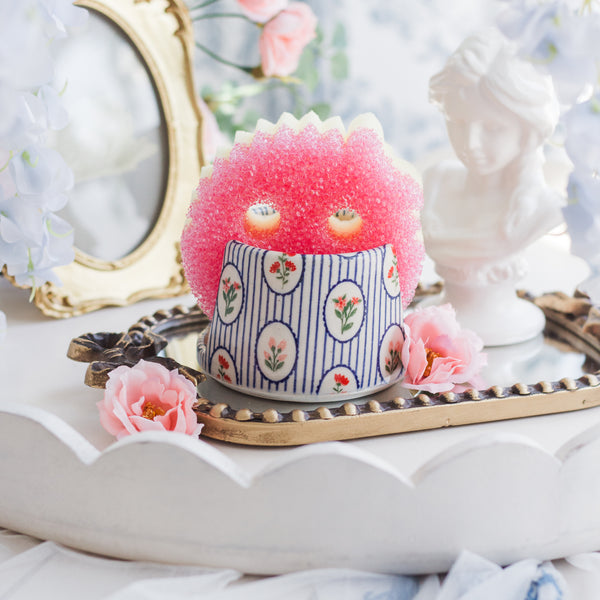 Made to Order Floral Stripes Sponge Holder