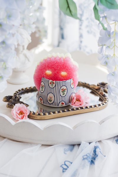 Made to Order Floral Stripes Sponge Holder