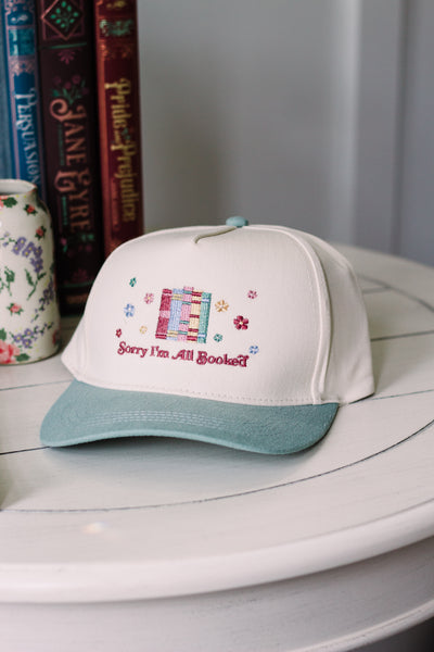 Sorry I'm Booked Two-Tone 5 Panel Baseball Cap