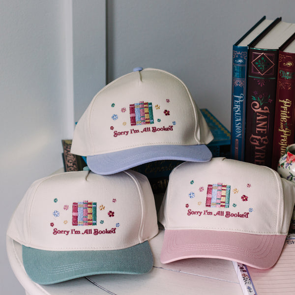 Sorry I'm Booked Two-Tone 5 Panel Baseball Cap