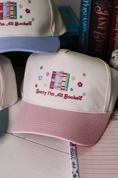 Sorry I'm Booked Two-Tone 5 Panel Baseball Cap