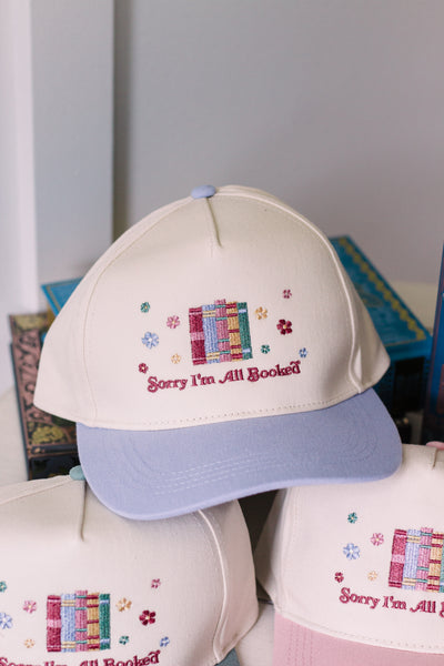 Sorry I'm Booked Two-Tone 5 Panel Baseball Cap
