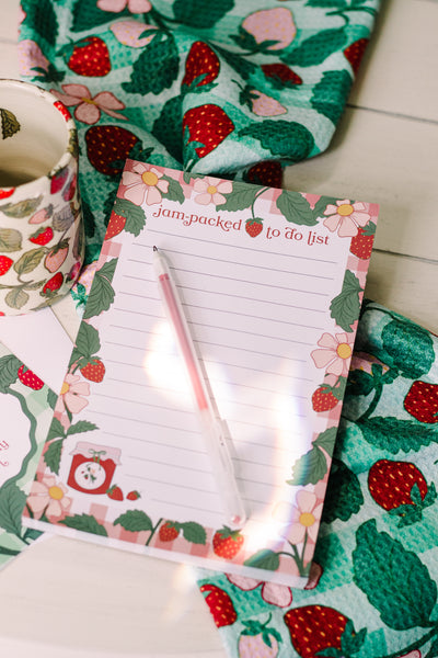 Jam packed to-do list Notepad