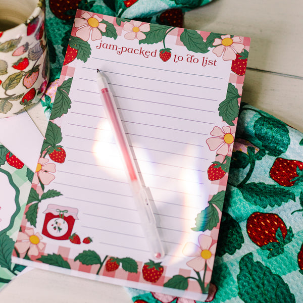 Jam packed to-do list Notepad