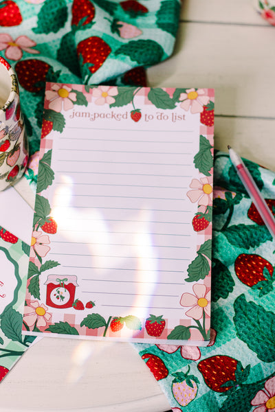Jam packed to-do list Notepad