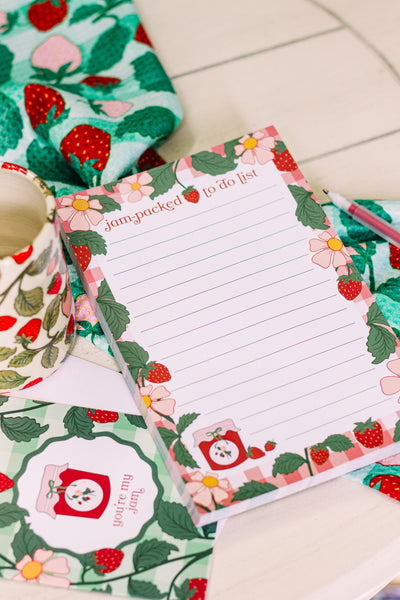 Jam packed to-do list Notepad