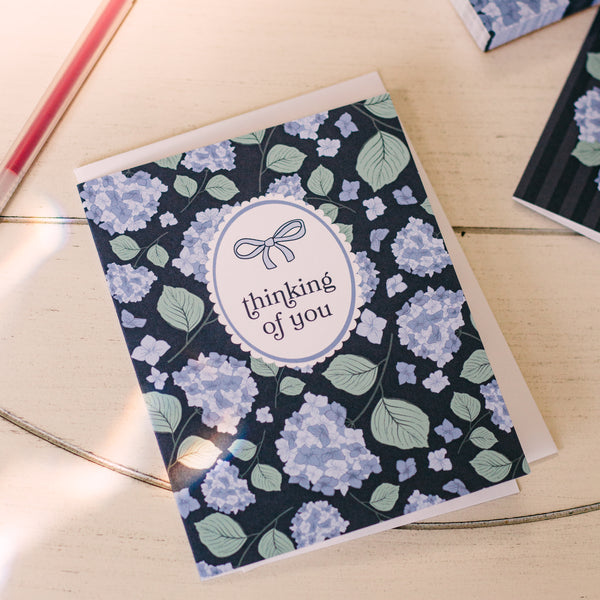 Thinking of you Hydrangea Card