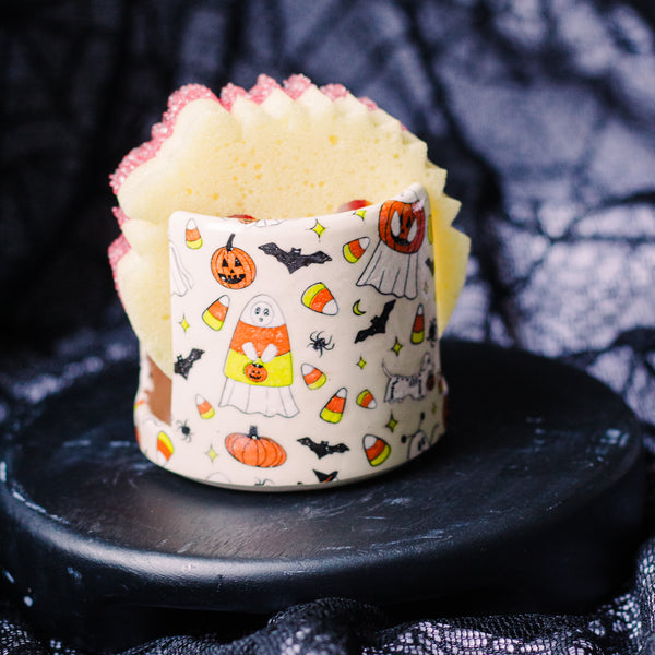 Pre-Order Ghosties in Costume all over print Sponge Holder