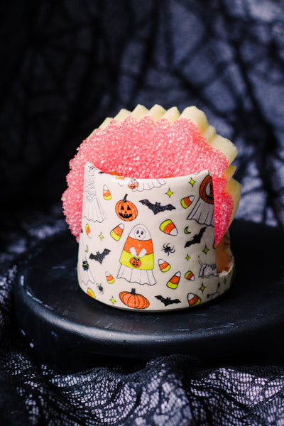Pre-Order Ghosties in Costume all over print Sponge Holder
