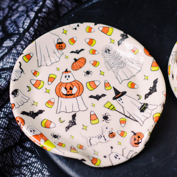 Pre-Order Ghosties in Costume All Over Print Spoon Rest