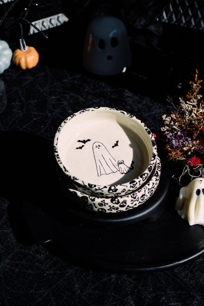 OPENS AUGUST 7th Pre-Order Catsper the Ghost Kitty Pasta Bowl
