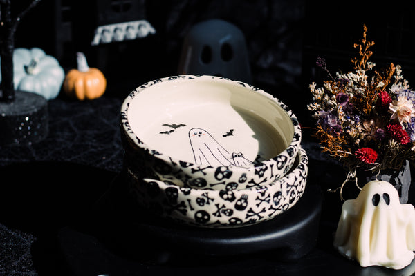 OPENS AUGUST 7th Pre-Order Catsper the Ghost Kitty Pasta Bowl