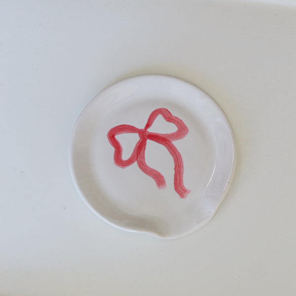 Red Bow Spoon Rest