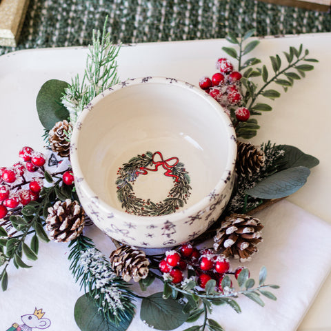 Wreath Cereal Bowl