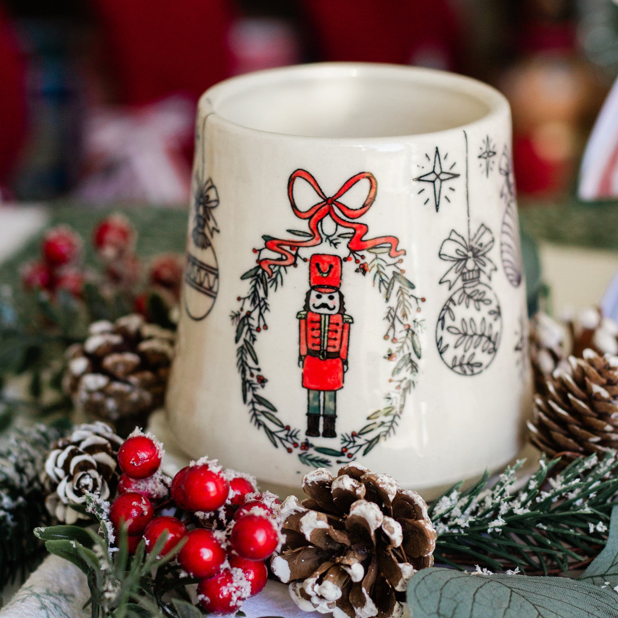 Pre-Order Nutcracker Candle by Olive Roots Ships in 2-3 weeks