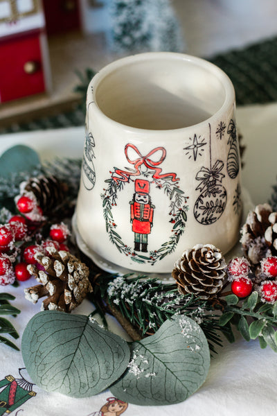 Pre-Order Nutcracker Candle by Olive Roots Ships in 2-3 weeks