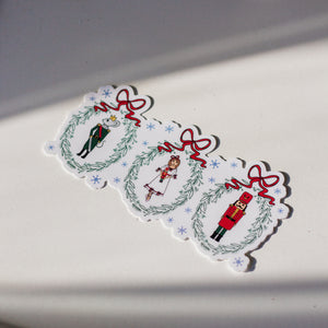 Nutcracker Ballet Trio Sticker