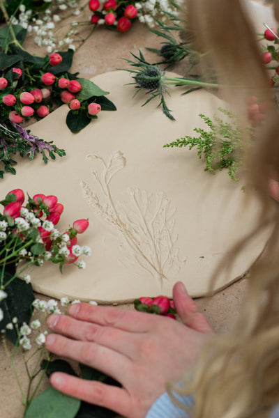 Floral Ceramic Dish & Letting Workshop Canal Winchester 4/17 6:30 pm