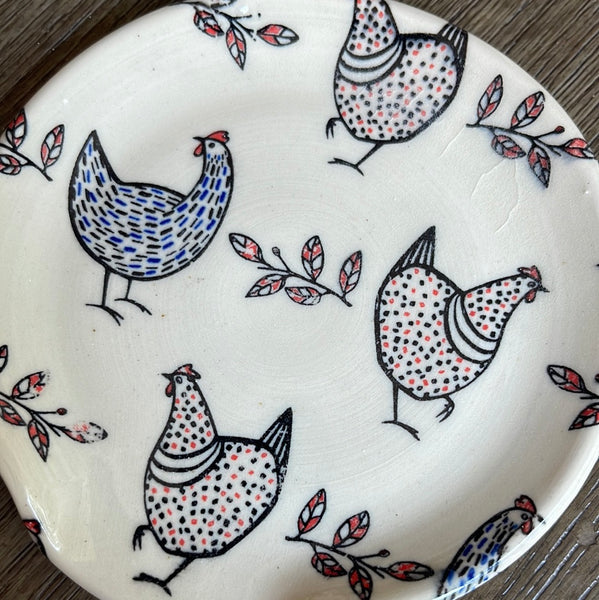 Chicken Print Spoon Rest