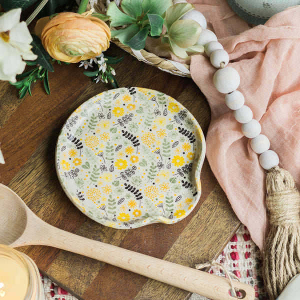 Garden Flower Spoon Rest